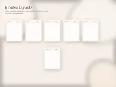 Flexible notes pages from the manifestation journal for scripting and reflection.