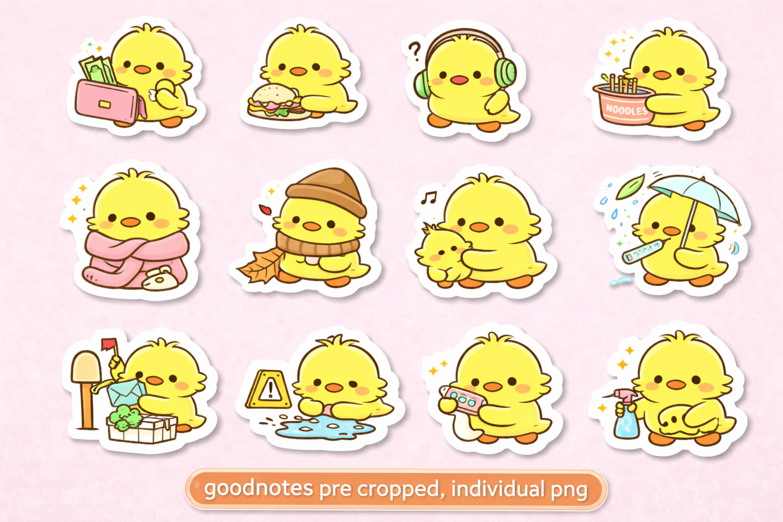 Daily life stickers compatibility preview.